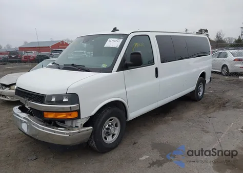 2020 Chevrolet Express Passenger Rwd 3500 Extended Wheelbase Lt из США, поврежденный, VIN 1GAZGPFG5L1159202